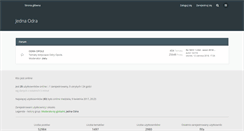 Desktop Screenshot of forum.jednaodra.pl